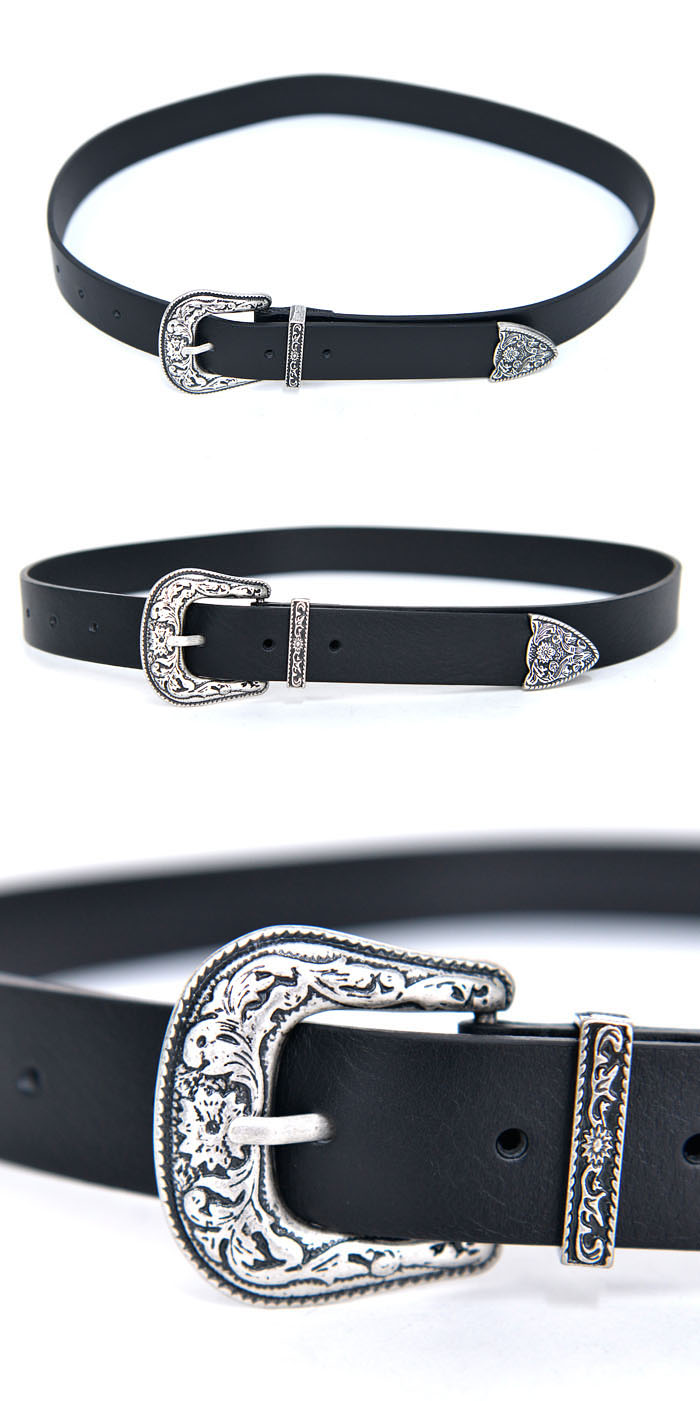 Accessories Belts Engraved Signature WesternBelt 154 GUYLOOK